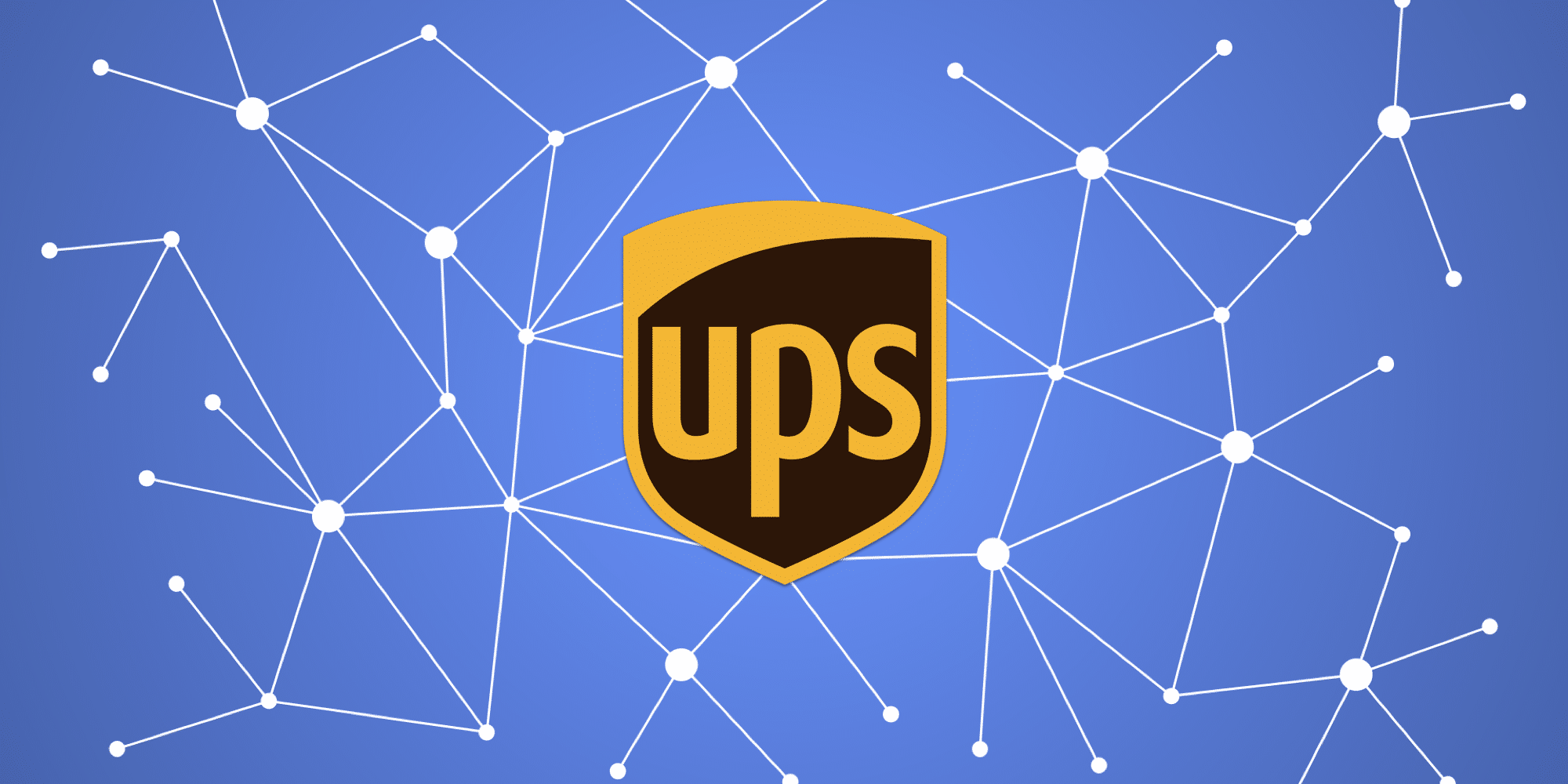 Delivery truck representing UPS